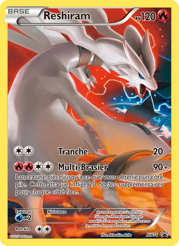 Carte Pokémon Reshiram #XY74 — Promos X&Y