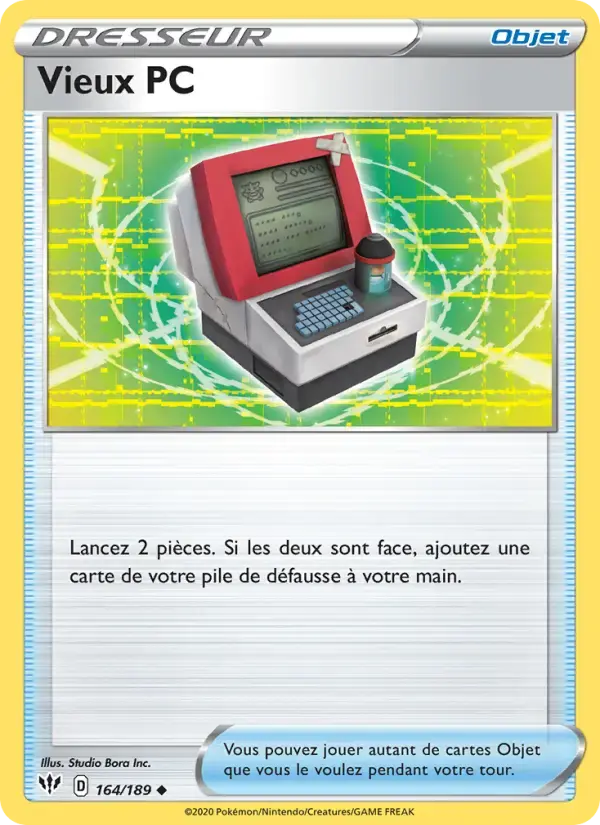 Carte Pokémon Vieux PC #164 — Ténèbres Embrasées