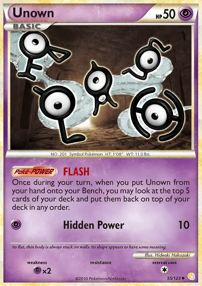 Unown #55 — HeartGold SoulSilver