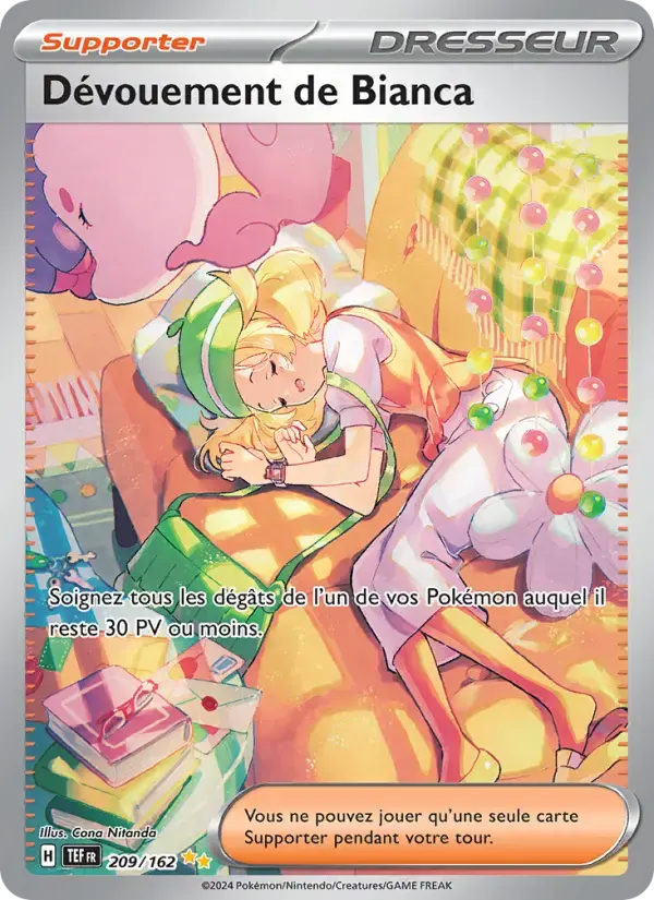 Carte Pokémon Dévouement de Bianca #209 — Forces Temporelles