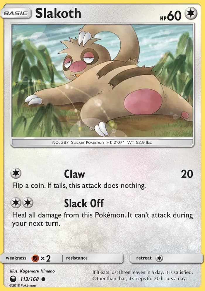 Slakoth #113 — Celestial Storm