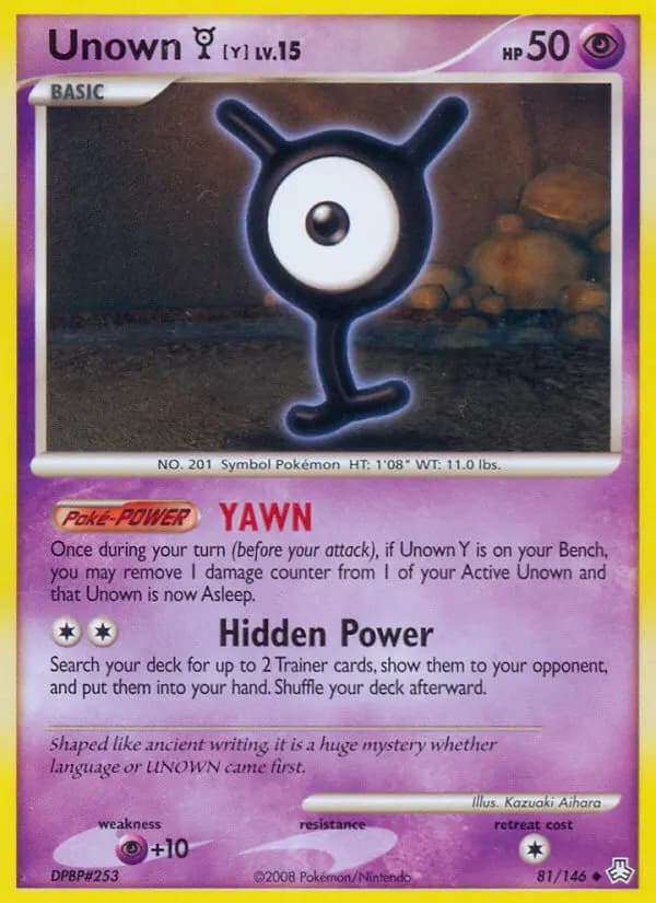 Unown Y #81 — Legends Awakened