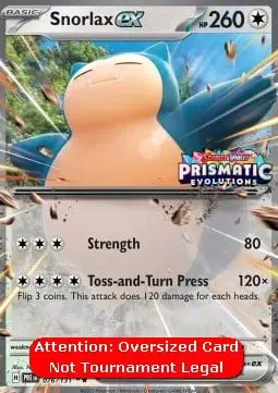 Carte Pokémon Ronflex ex #076/131 — Jumbo