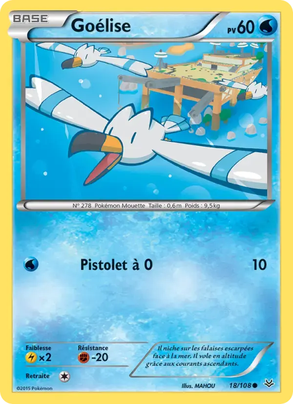 Carte Pokémon Goélise #18 — Ciel Rugissant