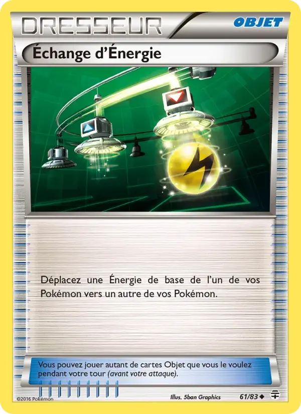 Carte Pokémon Échange d'Énergie #61 — Générations