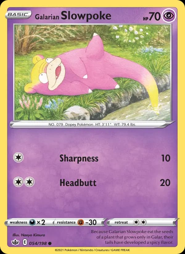 Galarian Slowpoke #54 — Chilling Reign