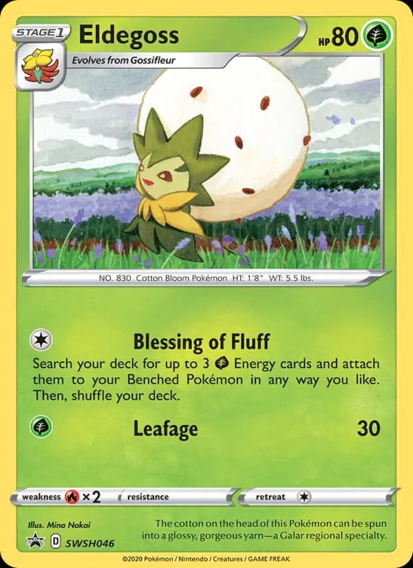 Eldegoss #SWSH046 — Sword & Shield Promos