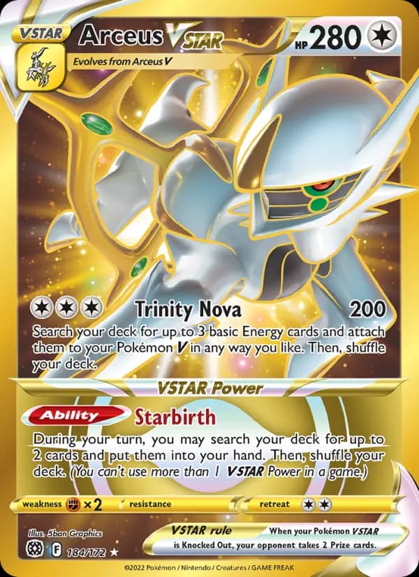 Arceus VSTAR #184 — Brilliant Stars