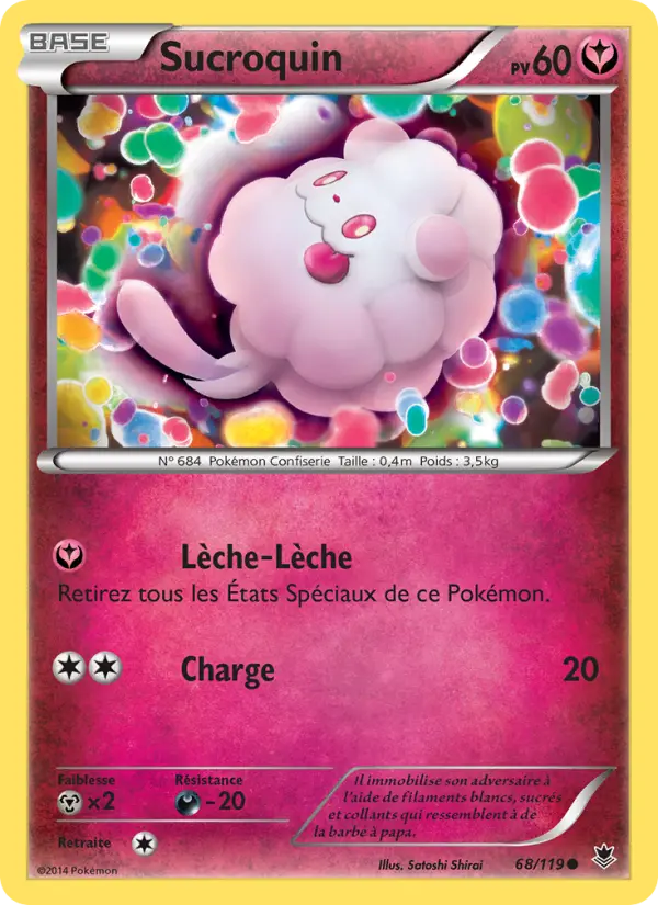 Carte Pokémon Sucroquin #68 — Vigueur Spectrale