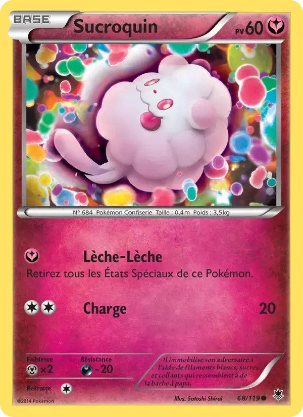 Carte Pokémon Sucroquin #68 — Vigueur Spectrale