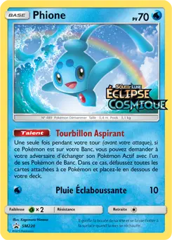 Carte Pokémon Phione #SM220 — Promos Soleil et Lune