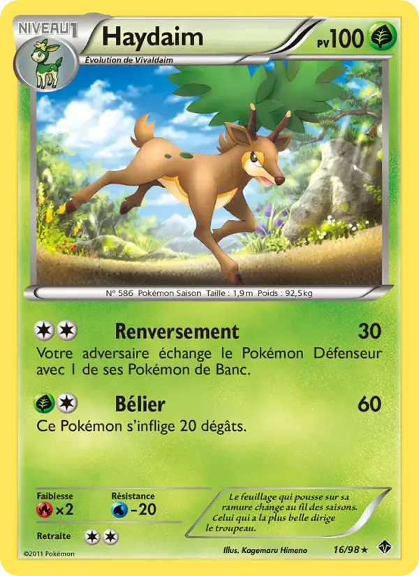 Carte Pokémon Haydaim #16 — Pouvoirs Émergents