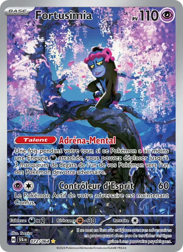 Carte Pokémon Fortusimia #072 — Fable Nébuleuse