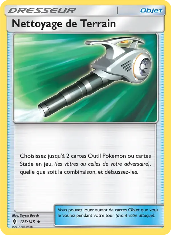 Carte Pokémon Nettoyage de Terrain #125 — Gardiens Ascendants
