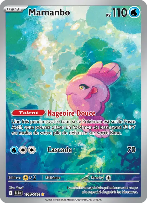 Carte Pokémon Mamanbo #108 — Foudre Noire