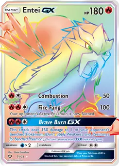 Entei GX #74 — Shining Legends