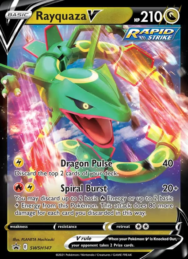 Rayquaza V #SWSH147 — Sword & Shield Promos