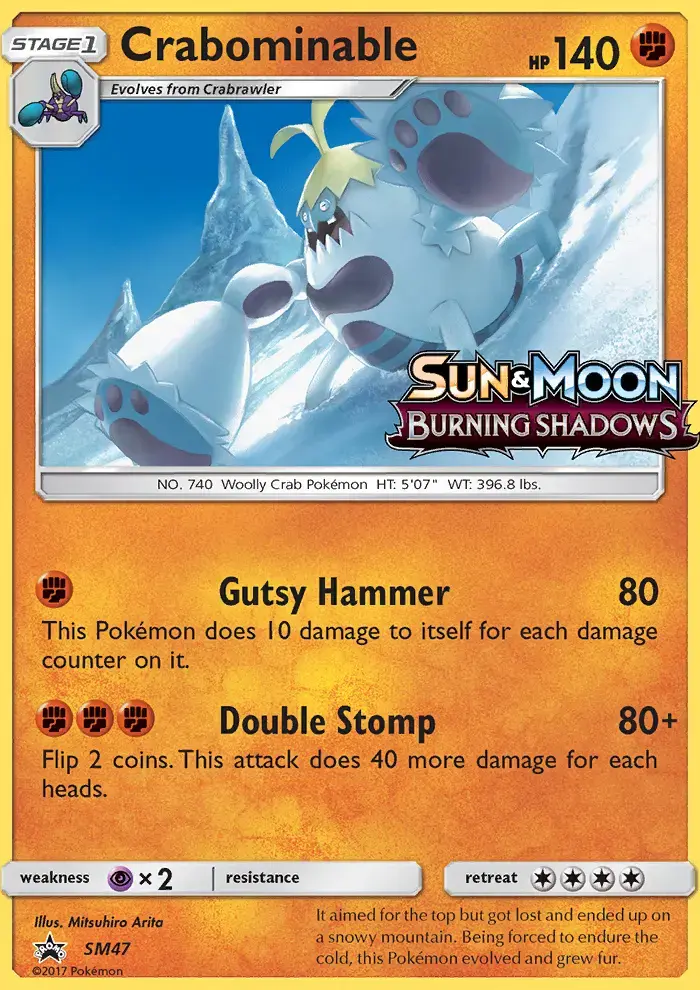Crabominable #SM47 — Sun & Moon Promos