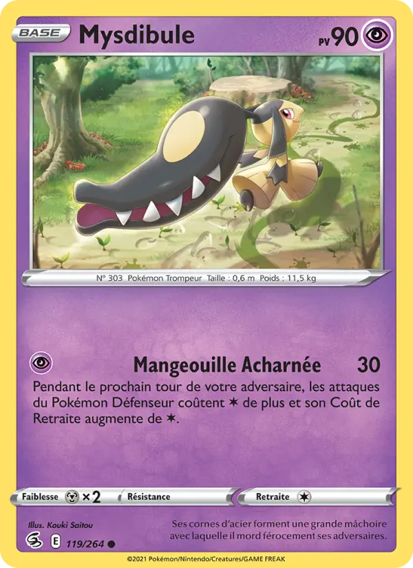 Carte Pokémon Mysdibule #119 — Poing de Fusion