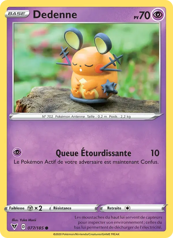 Carte Pokémon Dedenne #77 — Voltage Éclatant
