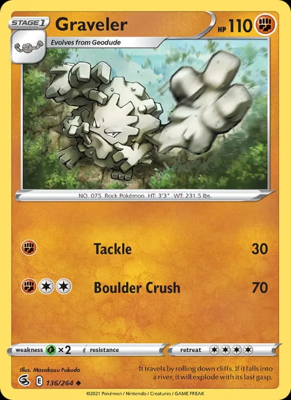 Graveler #136 — Fusion Strike