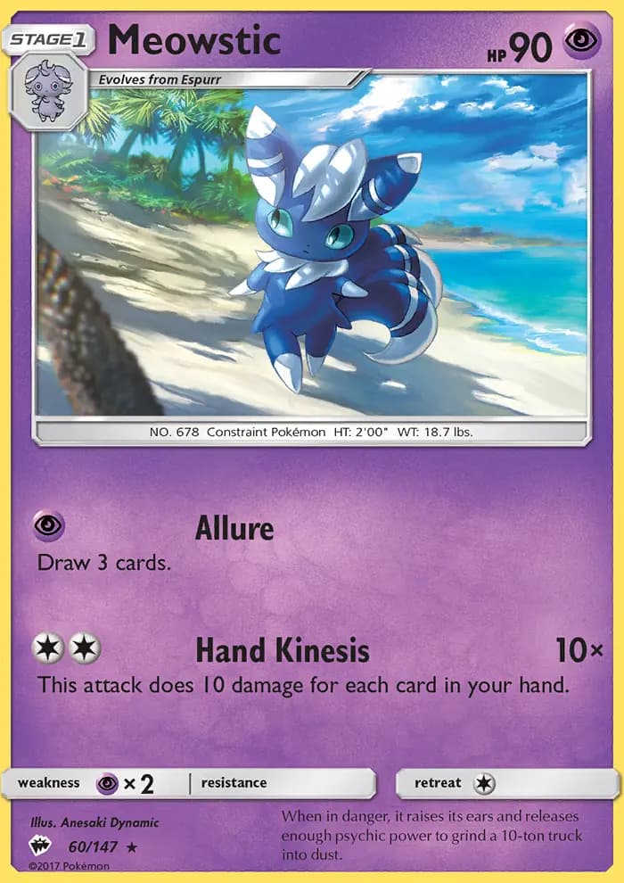 Meowstic #60 — Burning Shadows