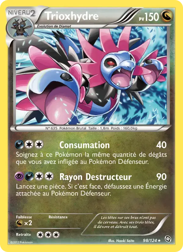 Carte Pokémon Trioxhydre #98 — Dragons Exaltés
