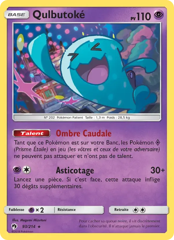 Carte Pokémon Qulbutoké #93 — Tonnerre Perdu