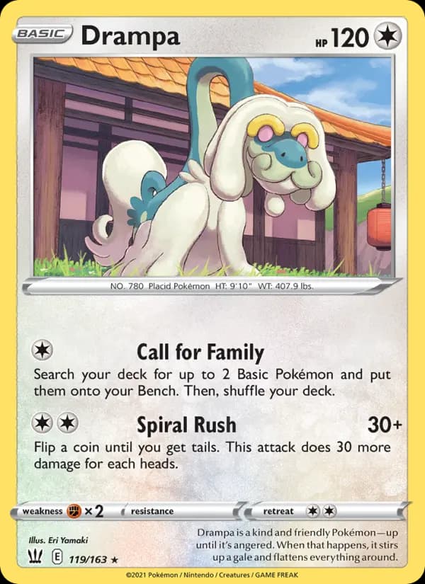 Drampa #119 — Battle Styles