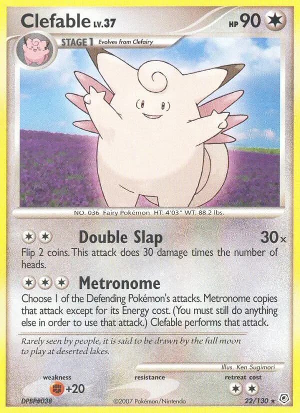 Clefable #22 — Diamond & Pearl