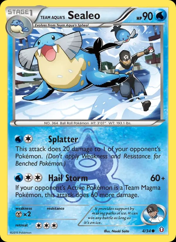 Team Aqua's Sealeo #4 — Double Crisis