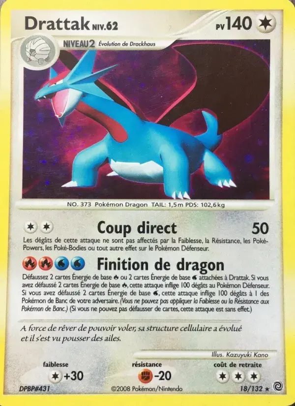 Carte Pokémon Drattak #18 — Merveilles Secrètes