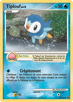 Carte Pokémon Tiplouf #72 — Aube Majestueuse