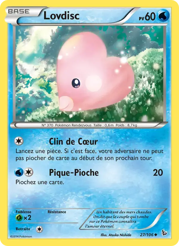 Carte Pokémon Lovdisc #27 — Étincelles
