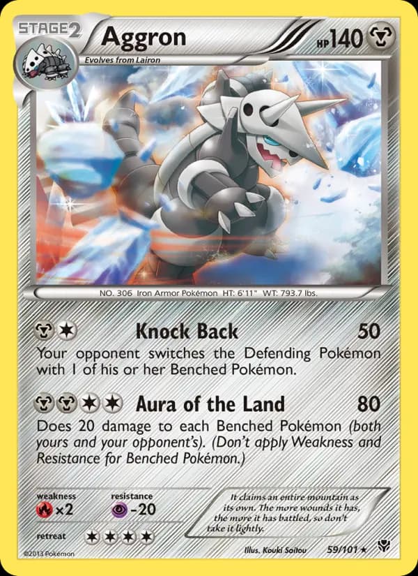 Aggron #59 — Plasma Blast