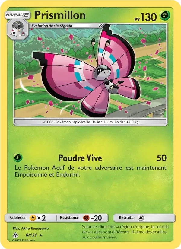 Carte Pokémon Prismillon #8 — Lumière Interdite