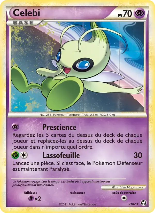 Carte Pokémon Celebi #3 — Triomphe