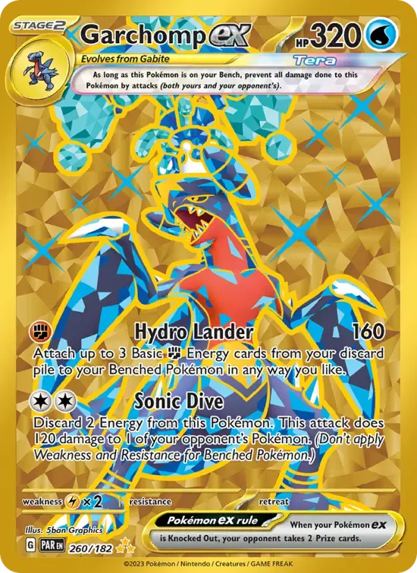 Garchomp ex #260 — Paradox Rift