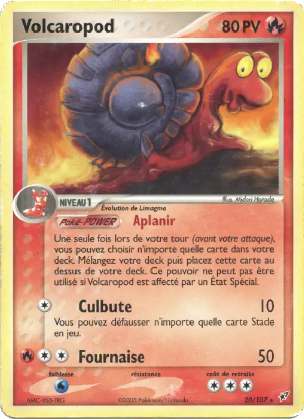 Carte Pokémon Volcaropod #20 — Deoxys