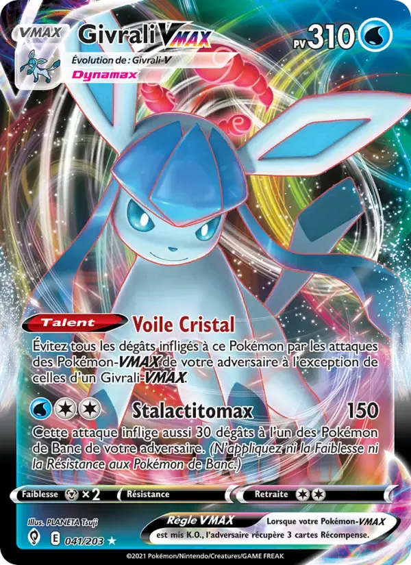 Carte Pokémon Givrali VMAX #41 — Évolution Céleste