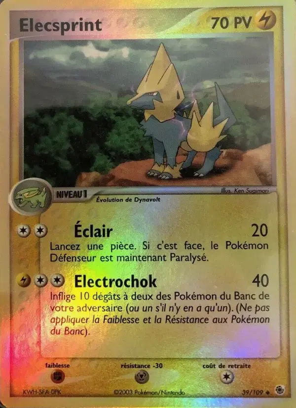 Carte Pokémon Elecsprint #39 — Rubis & Saphir