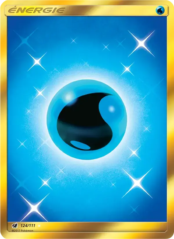 Carte Pokémon Énergie Eau #124 — Invasion Carmin