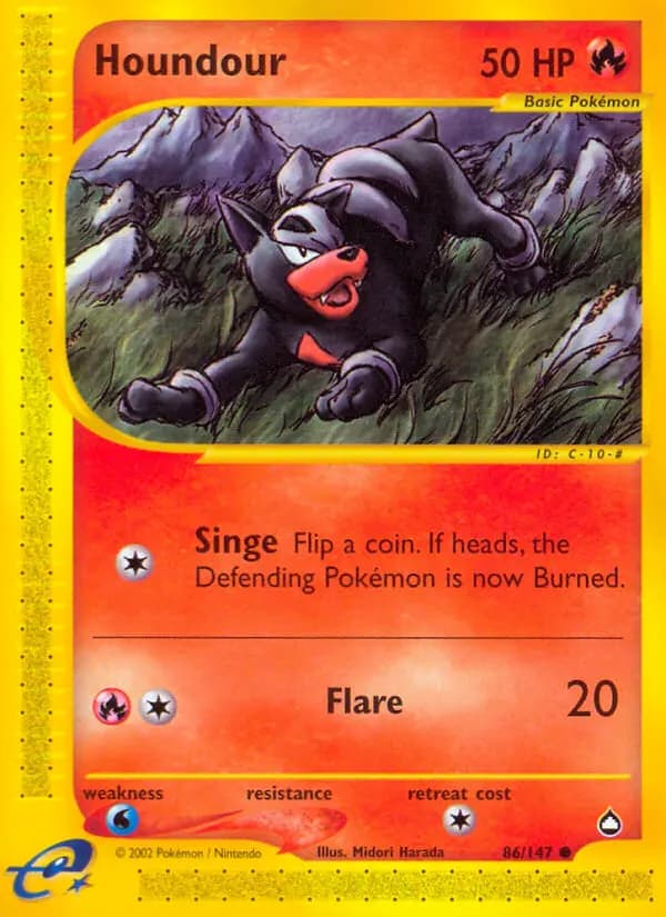 Houndour #86 — Aquapolis