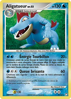 Carte Pokémon Aligatueur #8 — Trésors Mystérieux