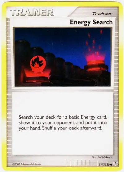 Carte Pokémon Energy Search #10 — Kit du Dresseur DP (Manaphy)