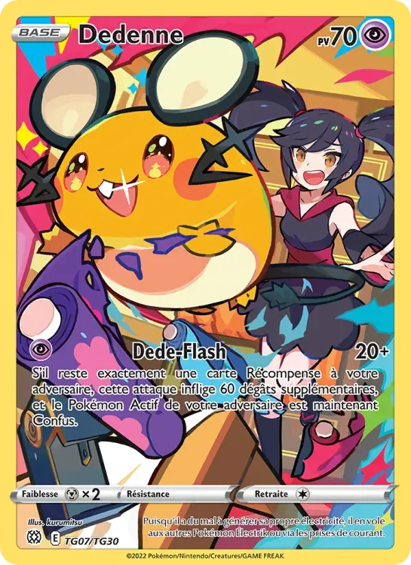 Carte Pokémon Dedenne #TG07 — Stars Étincelantes