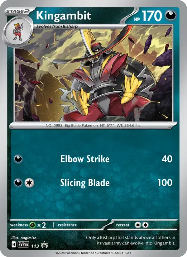 Kingambit #113 — Scarlet & Violet Promos