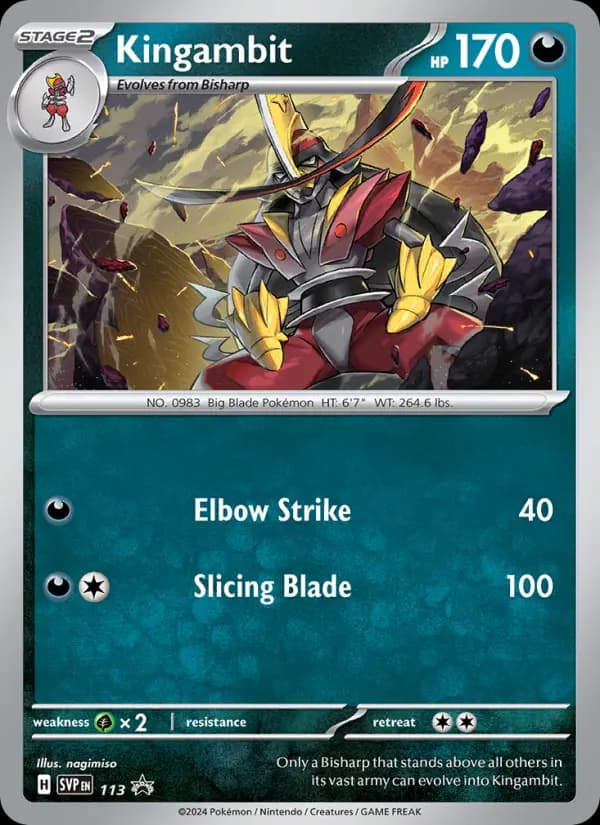 Kingambit #113 — Scarlet & Violet Promos