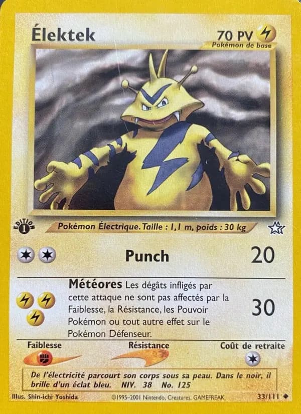 Carte Pokémon Élektek #33 — Neo Genesis