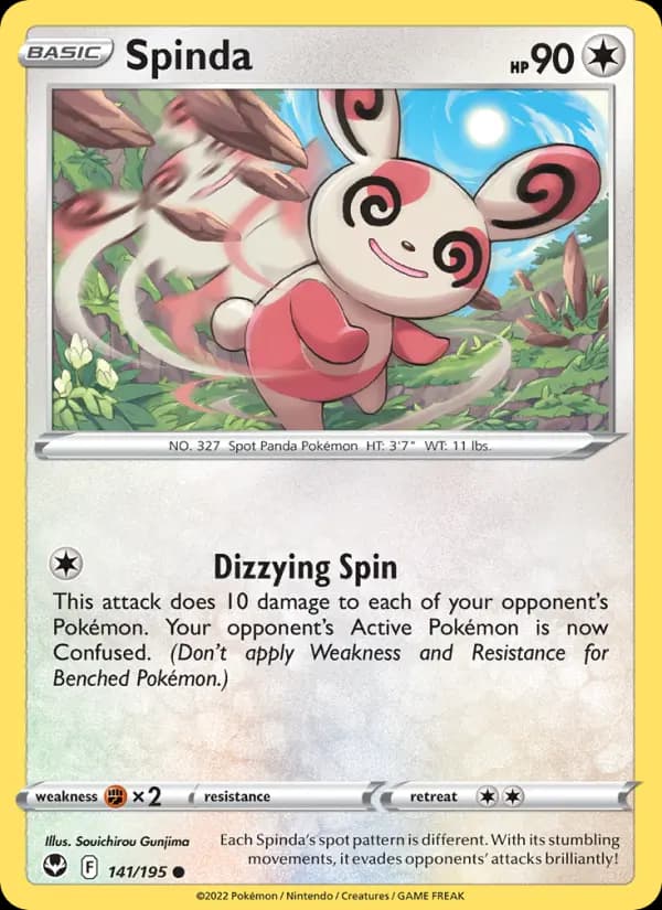 Spinda #141 — Silver Tempest